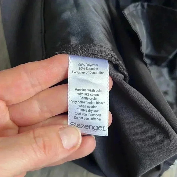 SLAZENGER |  Vintage Black Golf Sport Shorts - Picture 9 of 9